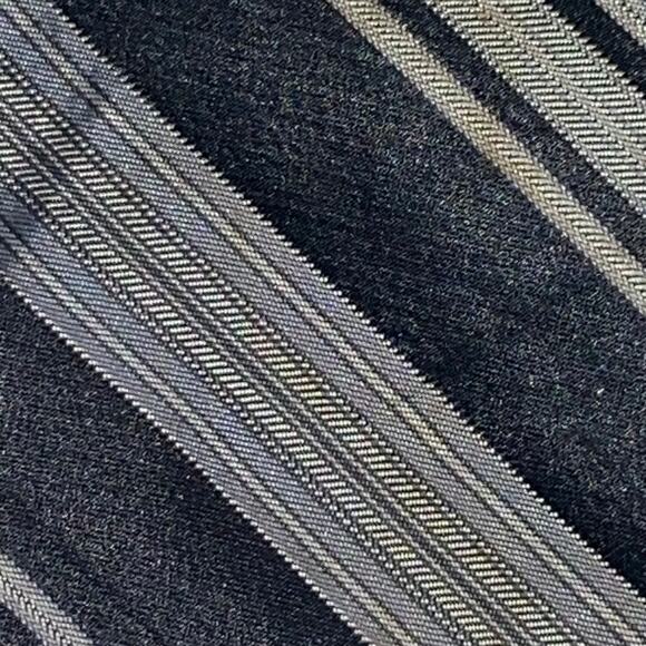 Vtg DKNY Necktie Black Gray 100 Silk USA Made 63 x 3 Traditional Preppy Sporty - Picture 3 of 7